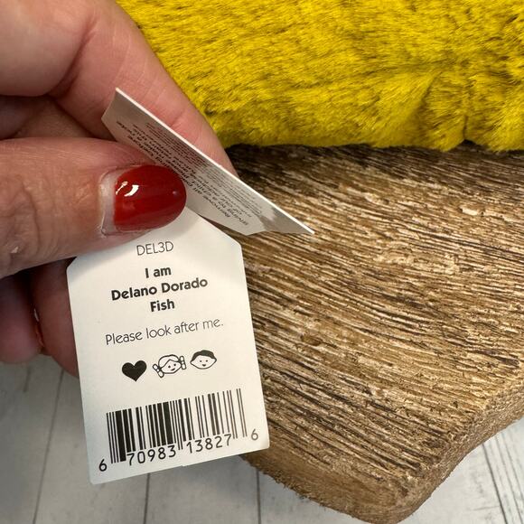 Jellycat Delano Dorado Fish FAST SHIP NEW Jellycat Fish Rare RETIRED - Picture 10 of 12